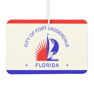 Stadtflagge Fort Lauderdale Autolufterfrischer