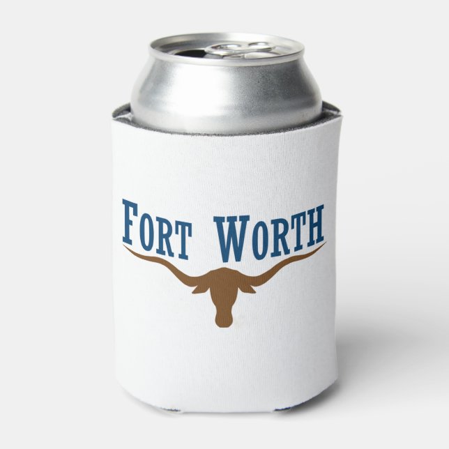 Stadtflagge Fort Worth (Texas) Dosenkühler (Kanne Vorderseite)