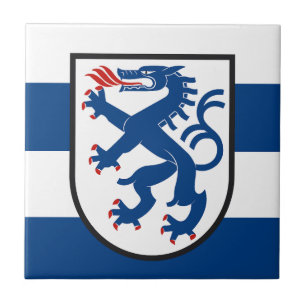 Stadtflagge Ingolstadt Deutschland Symbol Emblem D Fliese
