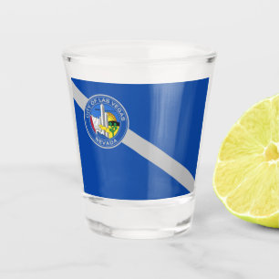 Stadtflagge Las Vegas Schnapsglas