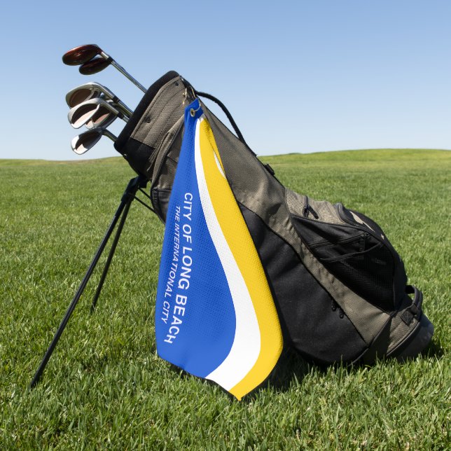 Stadtflagge Long Beach (Kalifornien) Golfhandtuch (Gras)