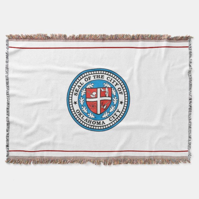 Stadtflagge Oklahoma Decke (Vorderseite)