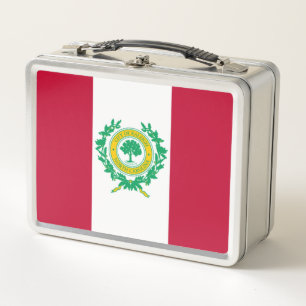 Stadtflagge Raleigh Metall Brotdose
