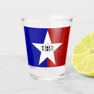 Stadtflagge San Antonio Schnapsglas
