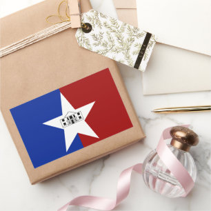 Stadtflagge San Antonio (Texas) Rechteckiger Aufkleber