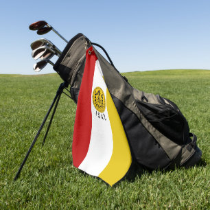 Stadtflagge San Diego (Kalifornien) Golfhandtuch
