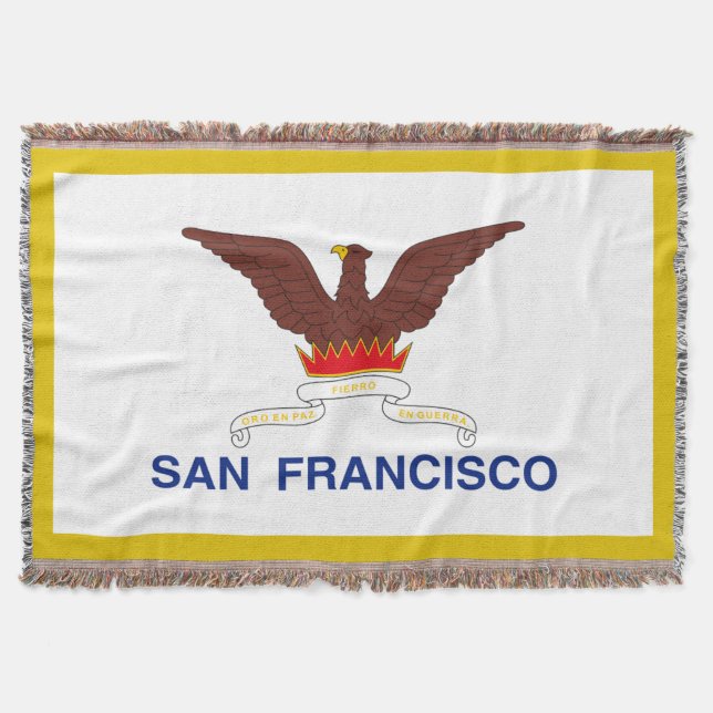Stadtflagge San Francisco Decke (Vorderseite)