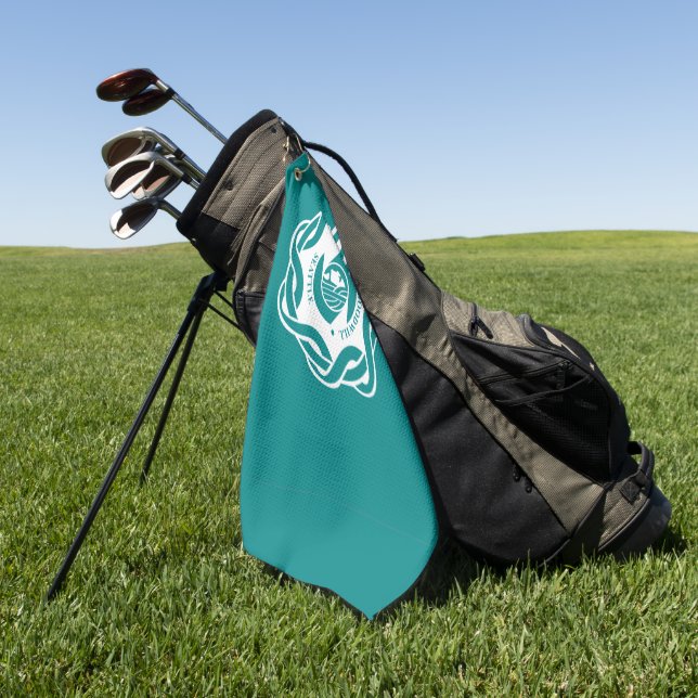 Stadtflagge Seattle (Washington) Golfhandtuch (Gras)