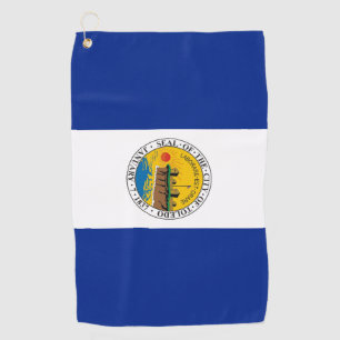 Stadtflagge Toledo (Ohio) Golfhandtuch