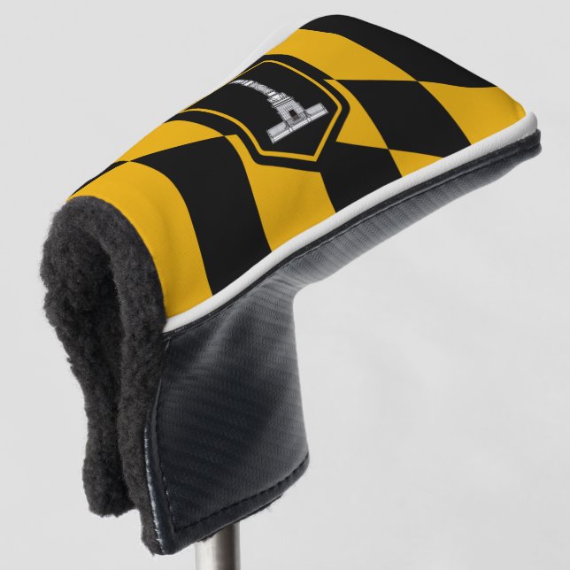 Stadtflagge von Baltimore Golf Headcover (3/4 Vorderseite)