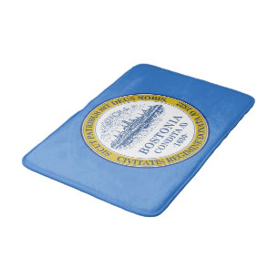 Stadtflagge von Boston (Massachusetts) Badematte