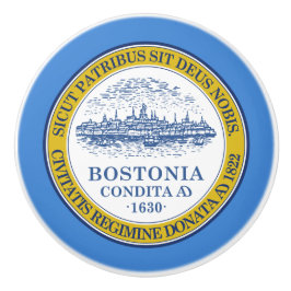 Stadtflagge von Boston (Massachusetts) Keramikknauf