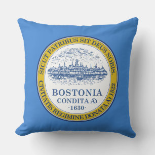 Stadtflagge von Boston (Massachusetts) Kissen