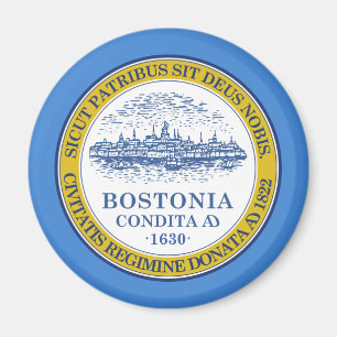 Stadtflagge von Boston (Massachusetts) Magnet