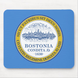Stadtflagge von Boston (Massachusetts) Mousepad