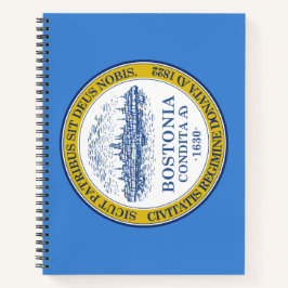 Stadtflagge von Boston (Massachusetts) Notizbuch