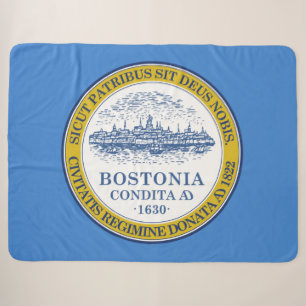 Stadtflagge von Boston (Massachusetts) Sherpadecke