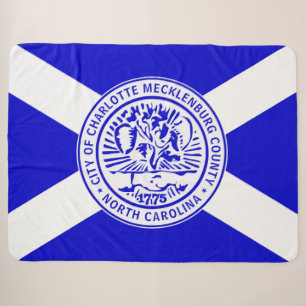 Stadtflagge von Charlotte (North Carolina) Sherpadecke