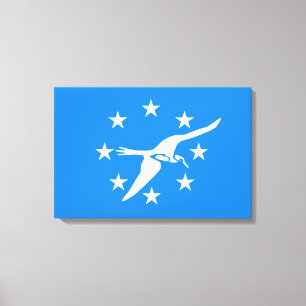 Stadtflagge von Corpus Christi (Texas) Leinwanddruck