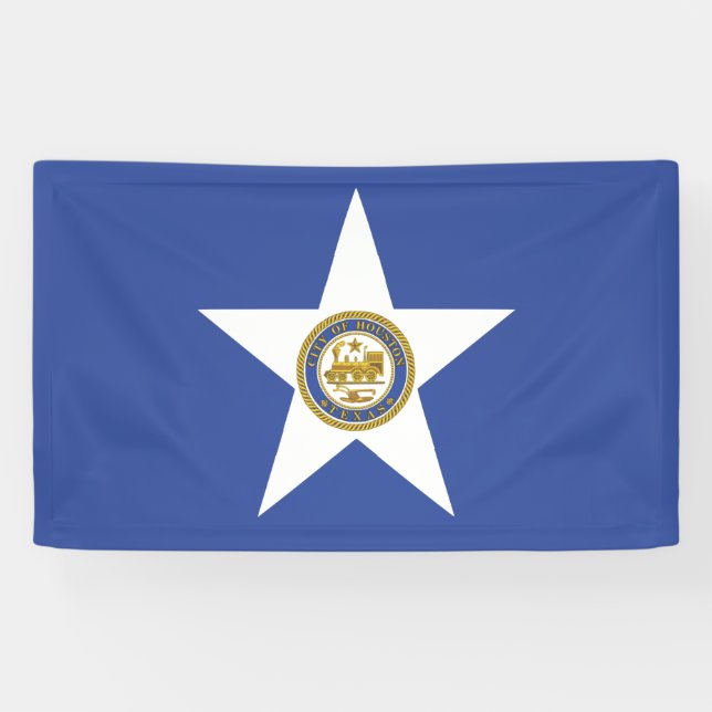 Stadtflagge von Houston (Texas) Banner (Horizontal)
