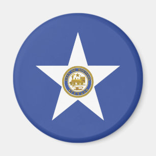 Stadtflagge von Houston (Texas) Magnet