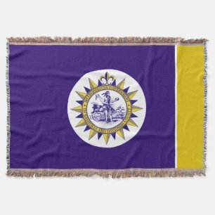 Stadtflagge von Nashville Decke