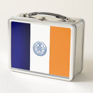 Stadtflagge von New York Metall Brotdose