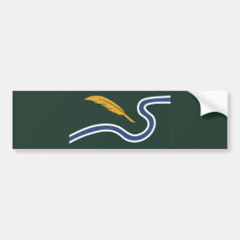 Stadtflagge von Northampton (Massachusetts, USA) Autoaufkleber