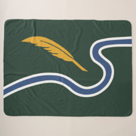 Stadtflagge von Northampton (Massachusetts, USA) Sherpadecke