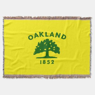 Stadtflagge von Oakland Decke