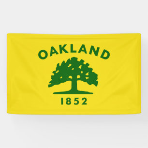 Stadtflagge von Oakland (Kalifornien) Banner