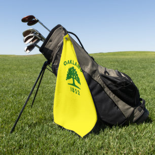 Stadtflagge von Oakland (Kalifornien) Golfhandtuch