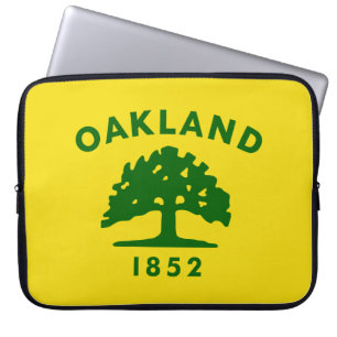 Stadtflagge von Oakland (Kalifornien) Laptopschutzhülle