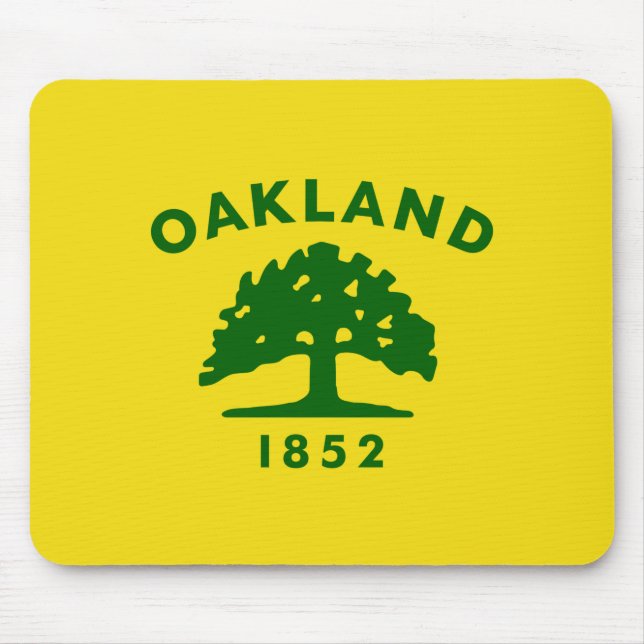 Stadtflagge von Oakland (Kalifornien) Mousepad (Vorne)
