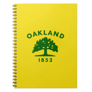 Stadtflagge von Oakland (Kalifornien) Notizblock