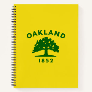 Stadtflagge von Oakland (Kalifornien) Notizbuch