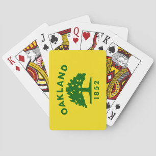 Stadtflagge von Oakland (Kalifornien) Spielkarten