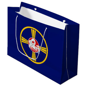 Stadtflagge von Omaha (Nebraska) Große Geschenktüte