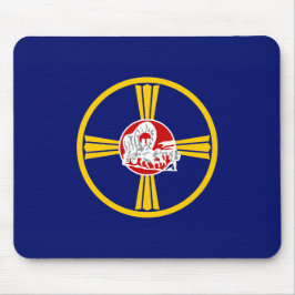 Stadtflagge von Omaha (Nebraska) Mousepad