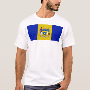 Stadtflagge von Philadelphia T-Shirt