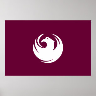 Stadtflagge von Phoenix (Arizona) Poster