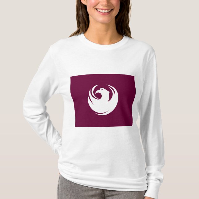 Stadtflagge von Phoenix (Arizona) T-Shirt (Vorderseite)