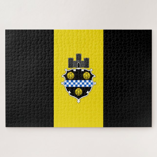 Stadtflagge von Pittsburgh (Pennsylvania) (Horizontal)