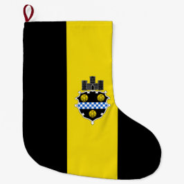 Stadtflagge von Pittsburgh (Pennsylvania) Großer Weihnachtsstrumpf