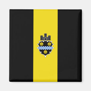 Stadtflagge von Pittsburgh (Pennsylvania) Magnet
