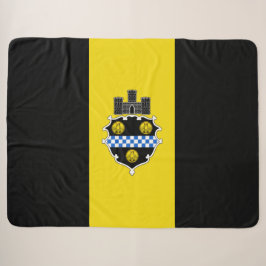 Stadtflagge von Pittsburgh (Pennsylvania) Sherpadecke