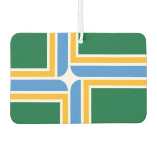 Stadtflagge von Portland Autolufterfrischer