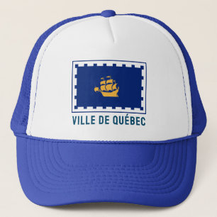 Stadtflagge von Quebec Truckerkappe