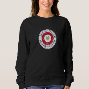 Stadtflagge von Raleigh North Carolina State Siege Sweatshirt