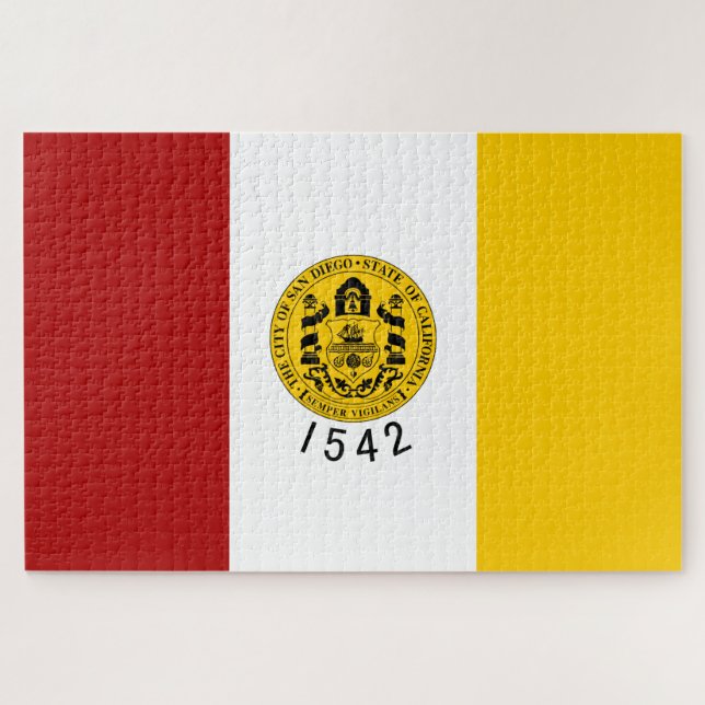 Stadtflagge von San Diego (Kalifornien) (Horizontal)